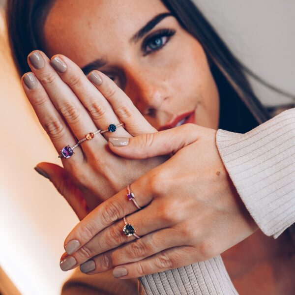 Bague "Les précieuses" saphir jaune – Image 3