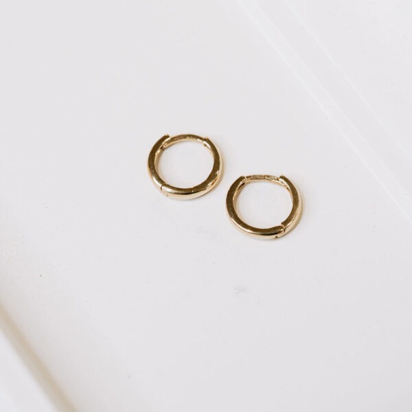 Boucles d'oreilles "Les créoles rondes bombées" S