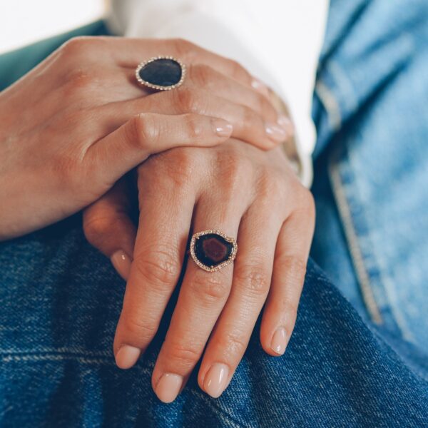 Bague "Les colorées Joaillerie" tourmaline pastèque – Image 3