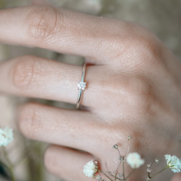 Bague "Les solitaires"