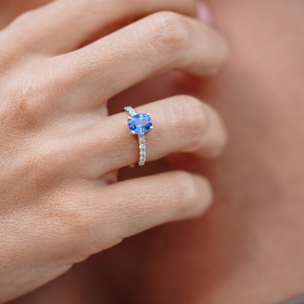 Bague "Les précieuses" saphir – Image 3