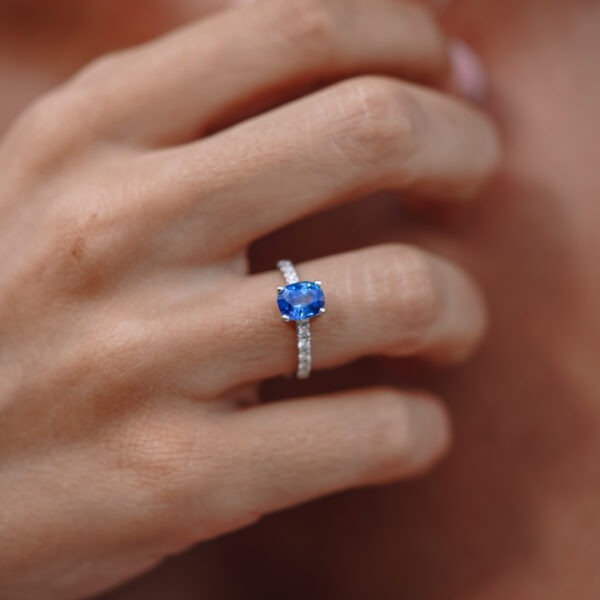 Bague "Les précieuses" saphir – Image 4