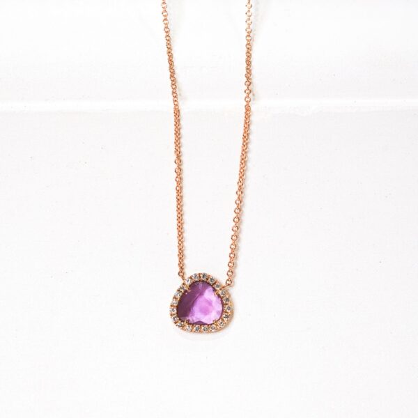 Collier "Les colorées Joaillerie" saphir rose – Image 2