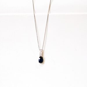Collier saphir
