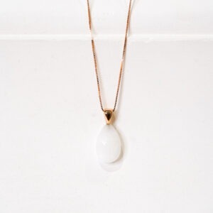 Collier "Les pampilles" opaline