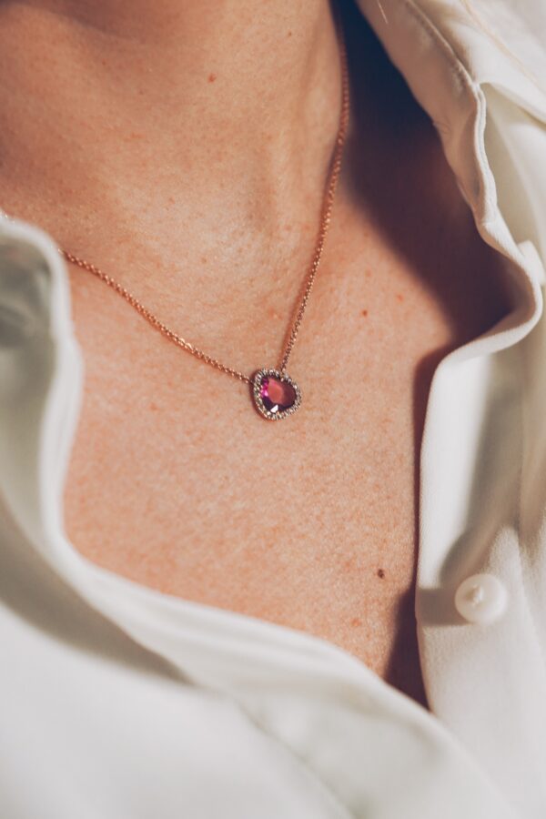 Collier "Les colorées Joaillerie" saphir rose – Image 3