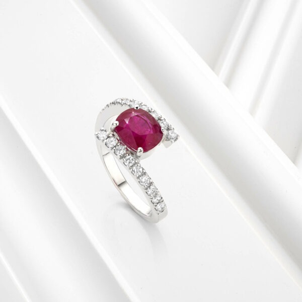 Bague "Infini" rubis – Image 3