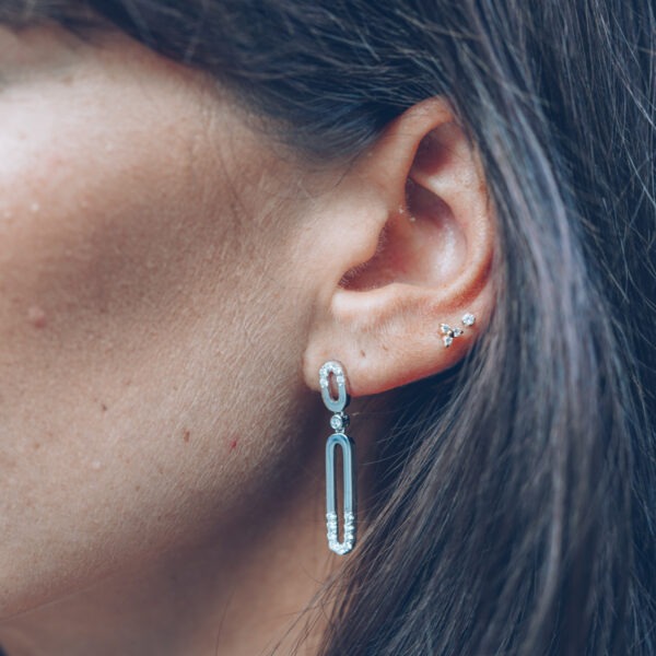 Boucles d'oreilles brillants – Image 2