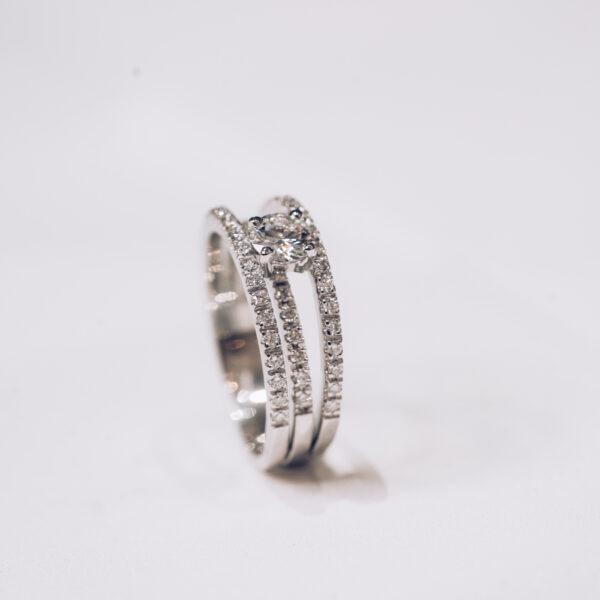 Bague "Les solitaires"