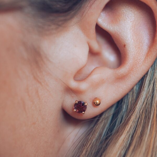 Boucles d'oreilles "Les solitaires"