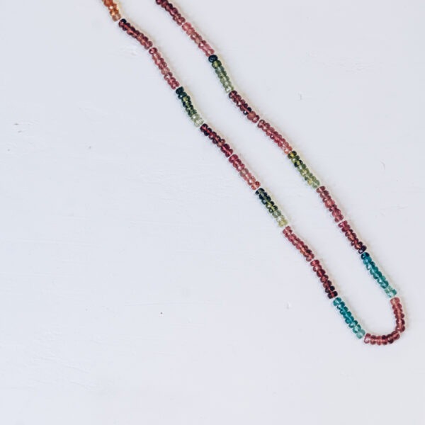 Collier "Candy " tourmalines multicolores – Image 2