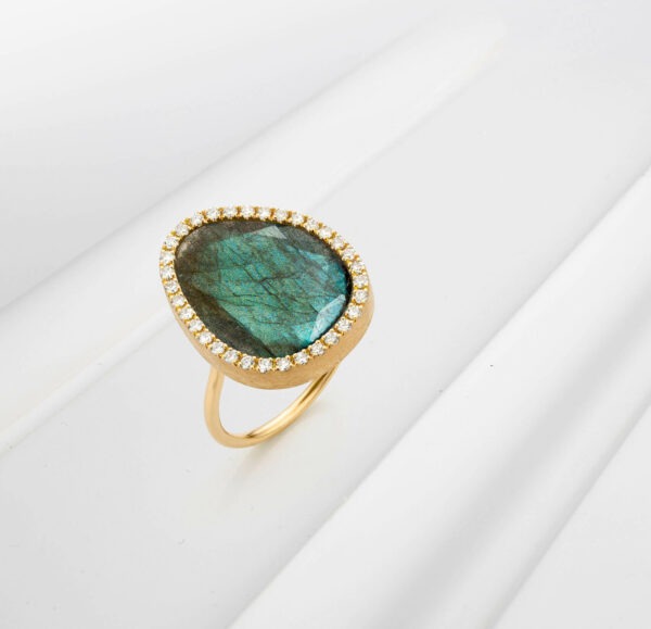 Bague "Les colorées joaillerie" labradorithe