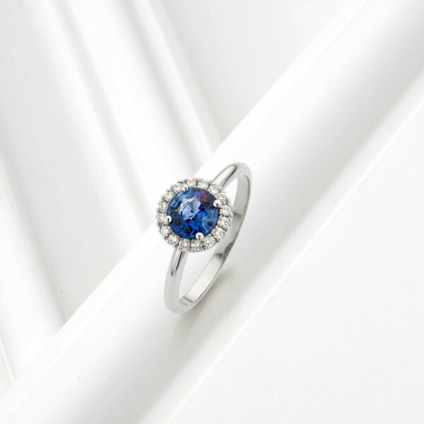 Bague "Les entourées" saphir