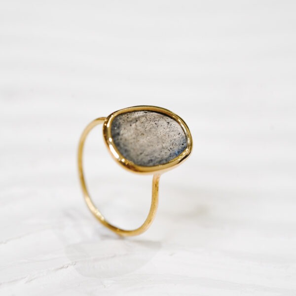Bague "Les colorées XL" labradorithe