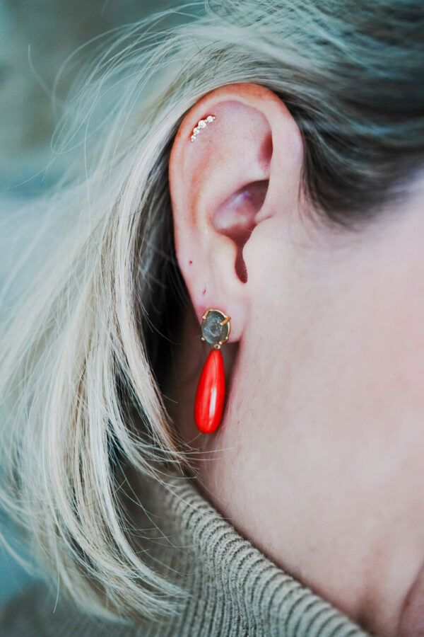 Boucles d'oreilles "Les pampilles" – Image 2