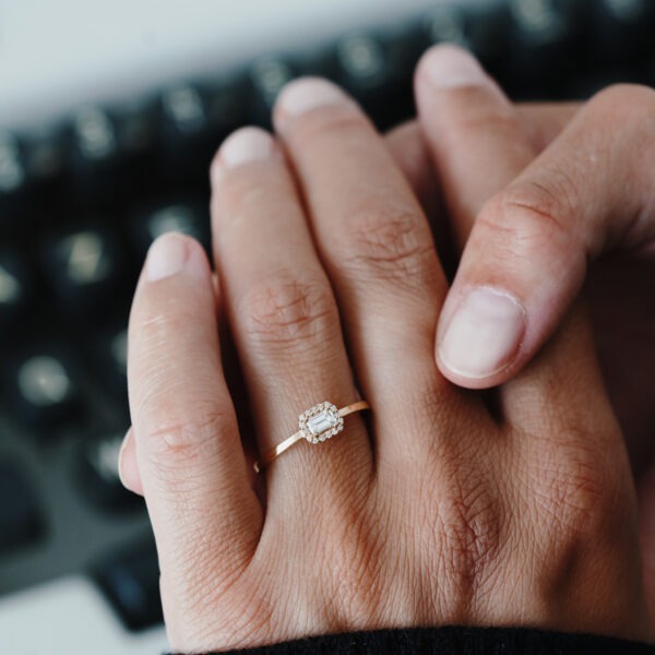 Bague "Les solitaires"