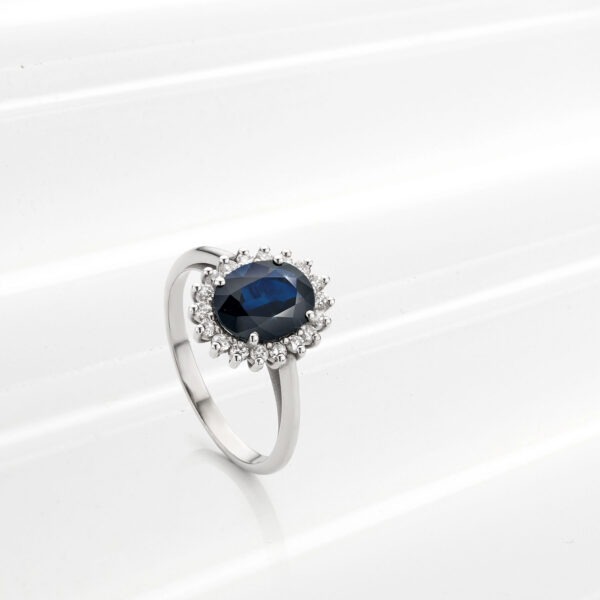 Bague "Les entourées panier"