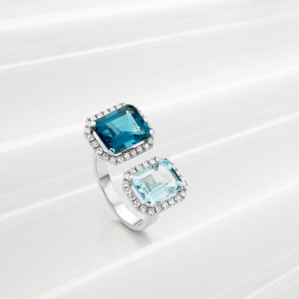 Bague "Toi & Moi" Manhattan