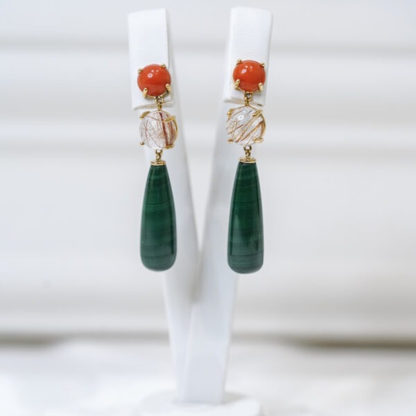 Boucles d'oreilles "Les pampilles"