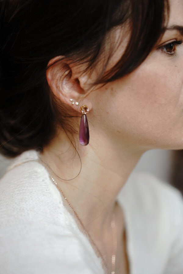 Boucles d'oreilles "Les pampilles" – Image 3