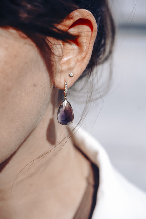Boucles d'oreilles "Les colorées joaillerie" – Image 2
