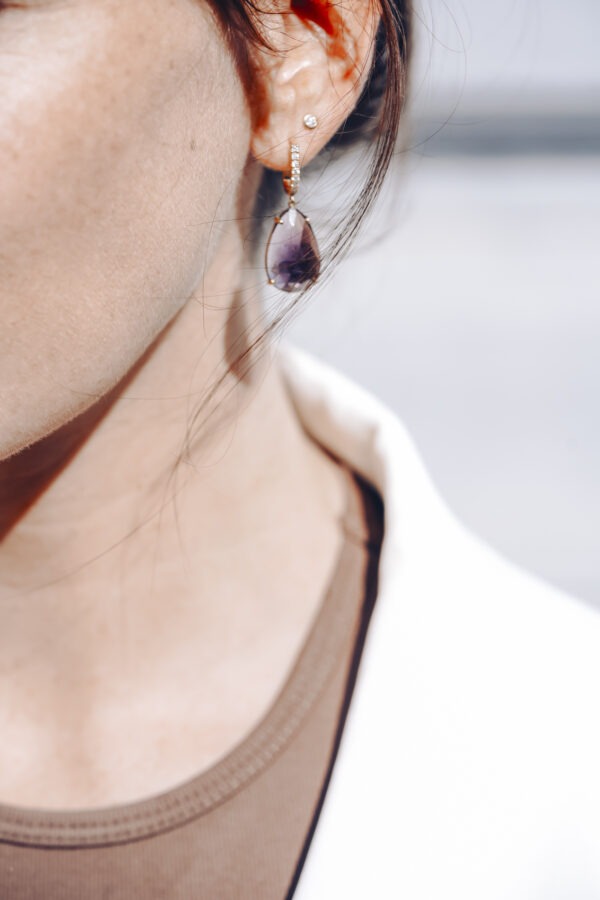 Boucles d'oreilles "Les colorées joaillerie" – Image 4