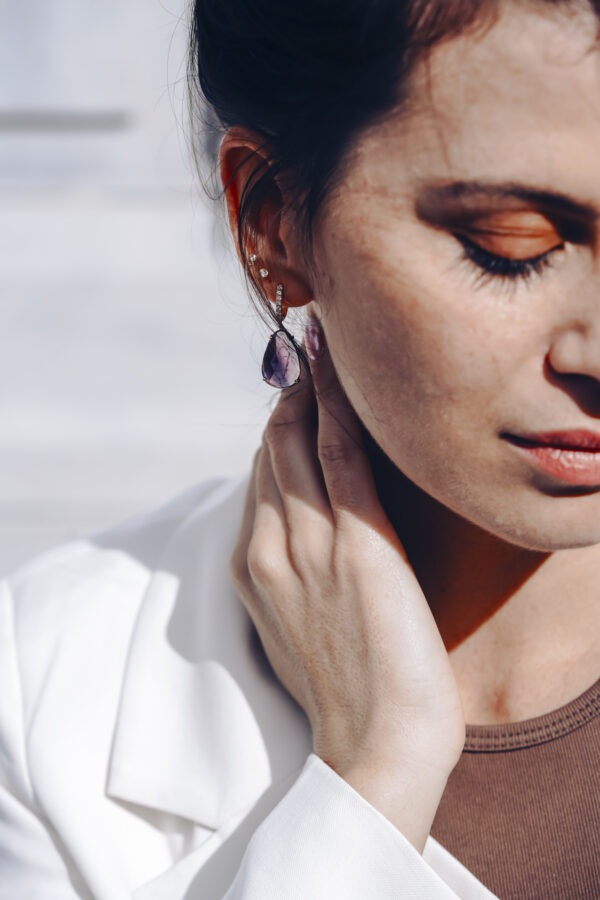Boucles d'oreilles "Les colorées joaillerie" – Image 3